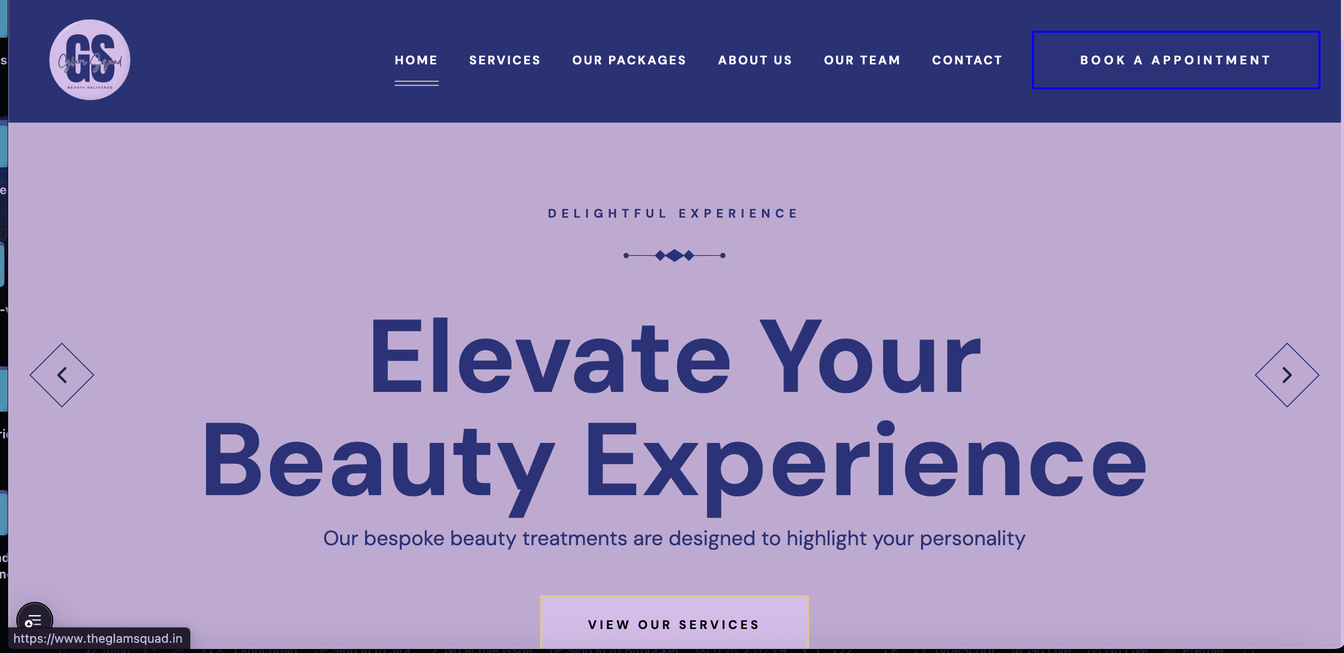 Glam Squad - Beauty Salon & Home Services Platform